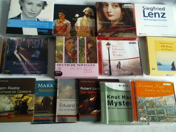 (Klassische Literatur auf Hrbuch) - Sammlung von 14 Boxen mit zusammen 43 CDs
