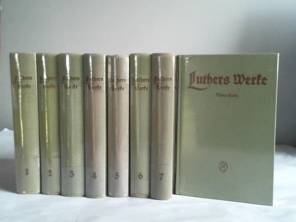 Clemen, Otto - Luthers Werke in Wazswahl. Unter Mitwirkung von Albert Leitzmann herausgegeben