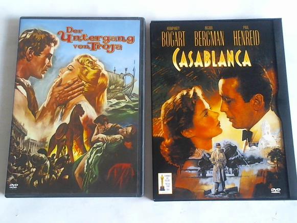 Filmklassiker - Der Untergang von Troja/Casablanca. 2 DVDs