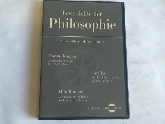 Bertram, Mathias - Geschichte der Philosophie. CD-Rom