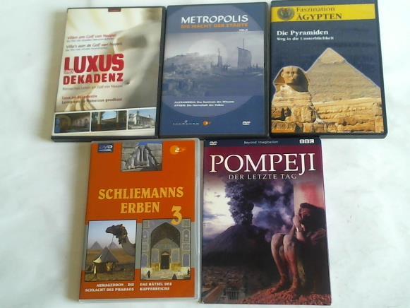 Antike Geschichte - 5 Dokumentatione auf DVD