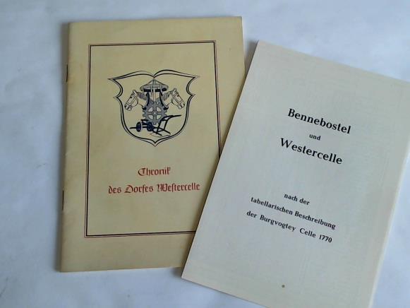 Bolle, Horst - Chronik des Dorfes Westercelle. Herausgegeben anllich der 1000-Jahr-Feier vom 13. bis 16. Juli 1951