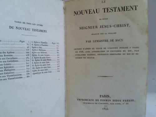 Ostervald, J.F. - Le nouveau testament de notre Seigneur Jesus Christ