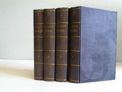 Brger, Gottfried August - Smmtliche Werke. 4 Bnde