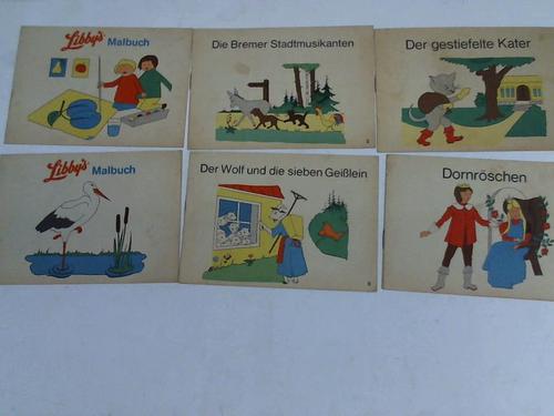(Libby`s Milch/Alfred Romrig, Plauen i.V.) - 6 Reklamebilderbcher. Davon 4 Mrchenbcher und 2 Malbcher