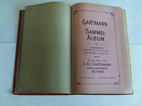 (Gartmann-Kaufmannsbilder/Schokoladenfabrik Hamburg-Altona) - Gartmann Sammelalbum. Ausgabe 10, Gruppe 19 und 20. Serien 271 - 300