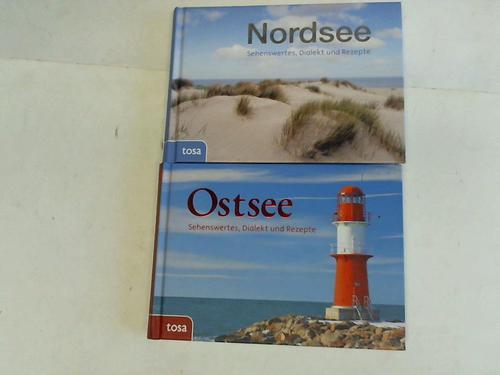 Design Cat GmbH (Hrsg.) - Ostsee/Nordsee. Shenswertes, Dialekt und Rezepte. 2 Bnde
