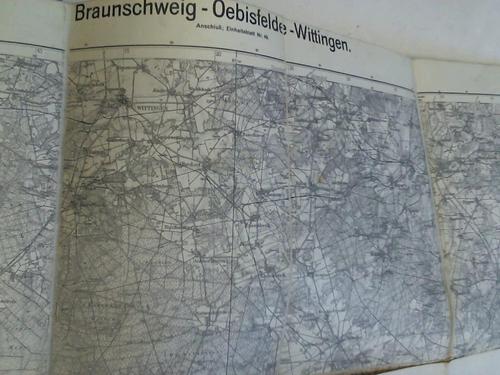 Braunschweig-Oebisfelde-Wittingen - Einheitsblatt Nr. 62 (1-cm-Karte)