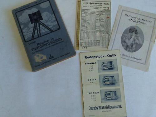 David, Ludwig - Ratgeber im Photographieren. Leicht faliches Lehrbuch fr Liebhaberphotographen