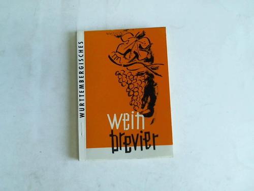 Baumhauer, Karl - Wrttembergisches Wein-Brevier