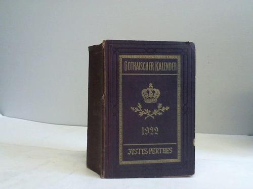 Perthes, Justus - Gothaischer Kalender. Geneologischer Hofkalender und diplomatisch.statistisches Jahrbuch 1922