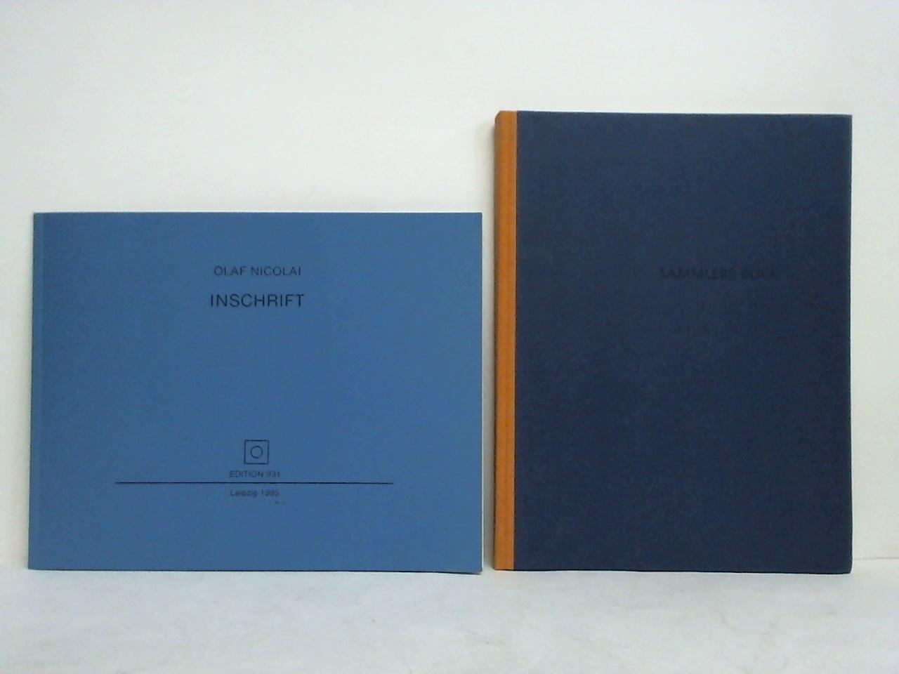 Nicolai, Olaf - Inschrift