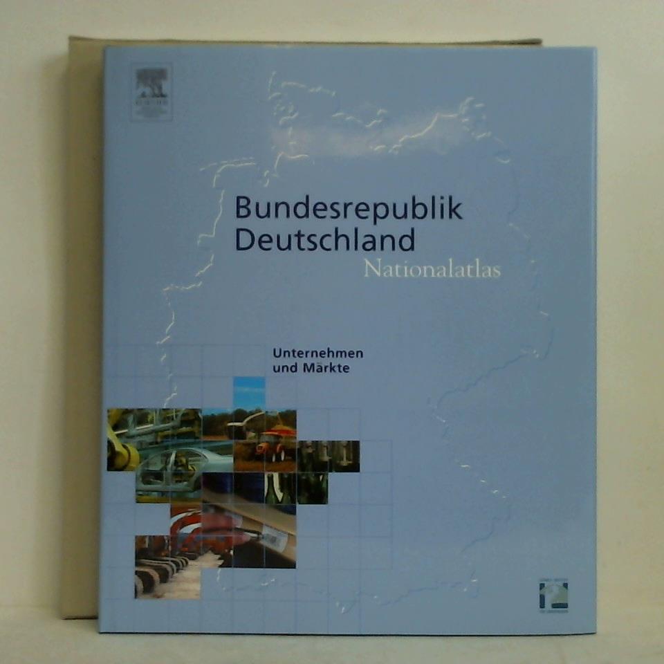Leibnitz-Institut fr Lnderkunde (Hrsg.) / Haas, Hans-Dieter / Windhorst, Hans-Wilhelm / Klohn, Werner / He, Martin (Mitherausgeber) - Nationalatlas Bundesrepublik Deutschland - Unternehmen und Mrkte