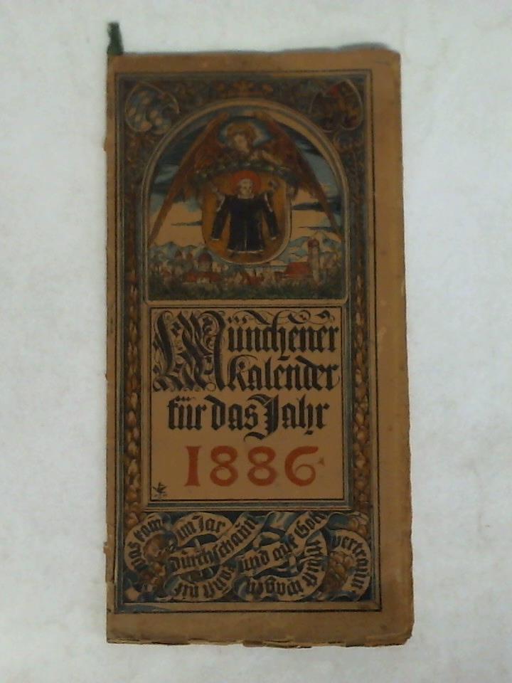 Central-Verein fr Kirchenbau, Mnchen (Hrsg.) - Mnchener Kalender fr das Jahr 1886