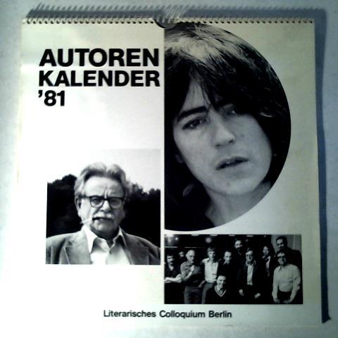 Literarisches Colloquium Berlin - Autorenkalender '81