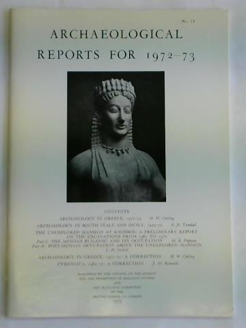 Archaeological Reports for 1972-73 - No. 19