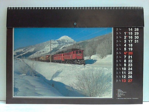 Eisenbahn und Landschaft - Kalender 1991