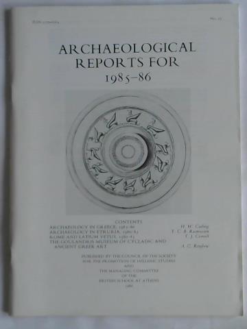 Archaeological Reports for 1985-86 - No. 32