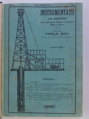 Iscu, Vasile (Hrsg.) - Instrumentatii la Sondage - 1. Jahrgang 1905, No. 1 bis No. 12 in einem Band