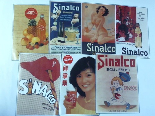 (Sinalco) - 7 Werbebltter mit verschiedenen Motiven