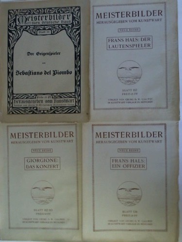 Kunstwart (Hrsg.) - Meisterbilder. 4 Ausgaben der Reihe