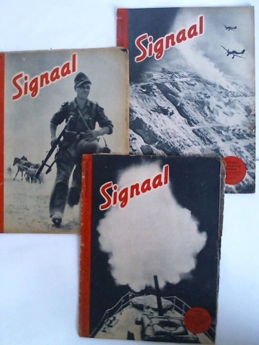 Signal - NS Propaganda-Zeitschrift - 3 Hefte der niederlndischen Ausgabe: Heft-Nr. 20, 21 und 22