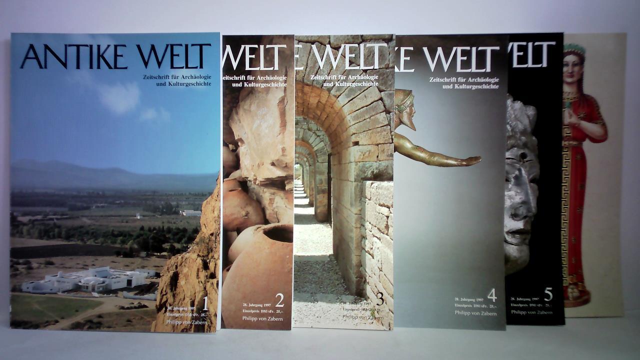 Antike Welt - Zeitschrift fr Archologie und Kulturgeschichte - 28. Jahrgang 1997, Heft 1 bis 6. Zusammen 6 Hefte
