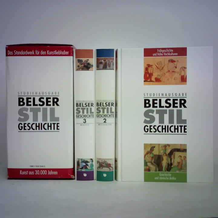 Wetzel, Christoph (Hrsg.) - Belser Stilgeschichte - Altertum mit einer Kunst- und Stilgeschichte im berblick / Mittelalter / Neuzeit. Studienausgabe in drei Bnden
