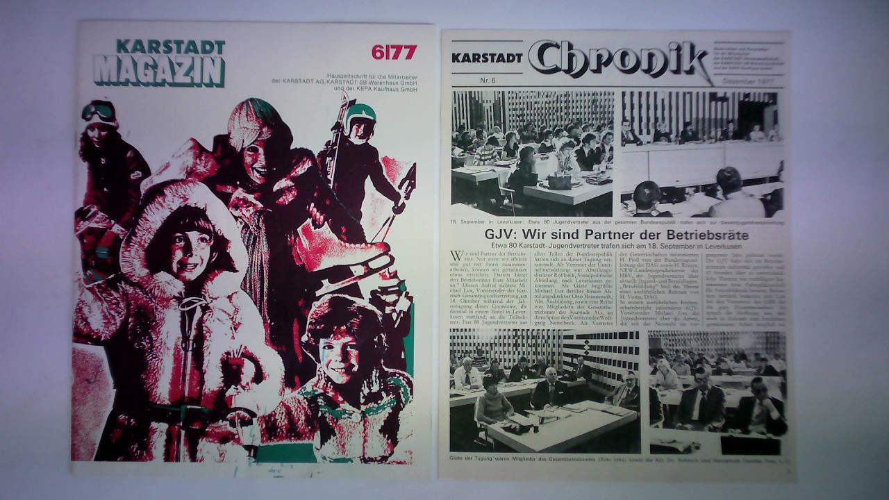 Karstadt Magazin - Hauszeitschrift fr die Mitarbeiter der Karstadt AG, Karstadt SB Warenhaus GmbH und der KEPA Kaufhaus GmbH, Heft Nr. 6/77
