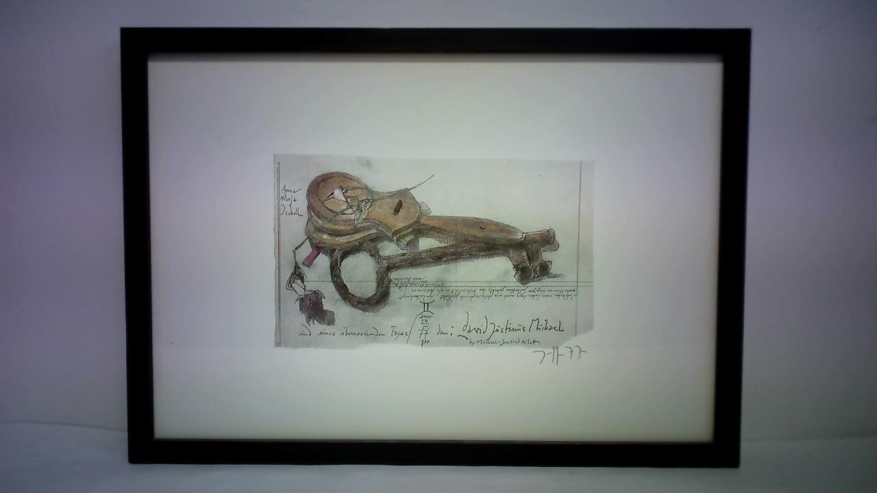 'Anna Maja Isabell und eines überraschenden Tages dann: David Justinus Michael' - Kunstdruck, Farboffset