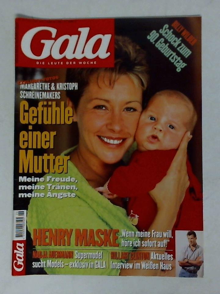 Gala - Die Leute der Woche aus Gesellschaft, Politik, Sport & Kultur - Heft Nr. 26 vom 20. Juni 1996: Exklusiv-Fotos: Margarethe & Kristoph Schreinemarkers. Gefhle einer Mutter - Meine Freunde, meine Trnen, meine ngste