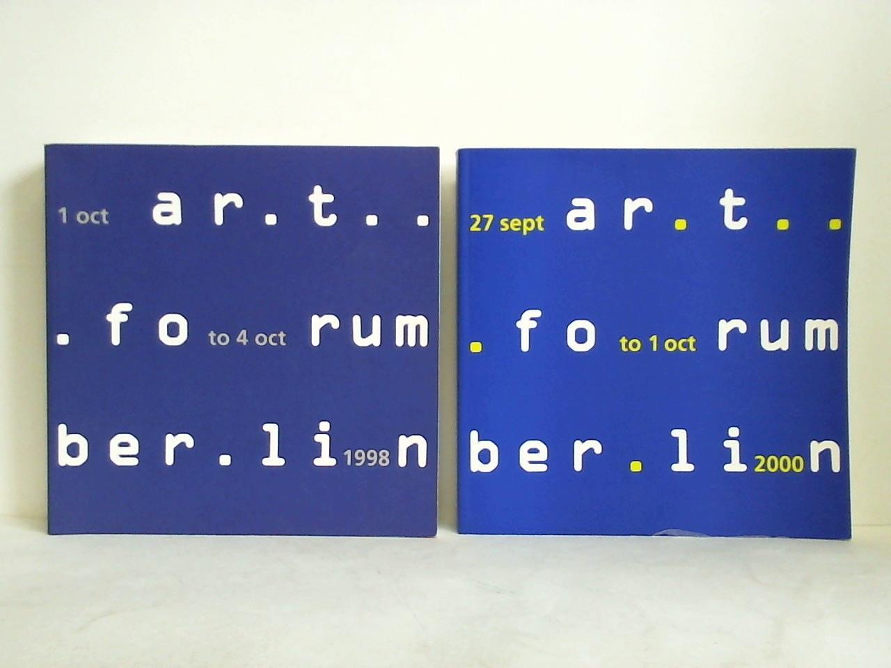 EUROPEAN GALLERIES Projektgesellschaft mbH / Messe Berlin GmbH (Hrsg.) - art forum berlin - Die internationale Messe fr Gegenwartskunst = The International Fair for Contemporary Art 1998 / 2000. Zusammen 2 Kataloge