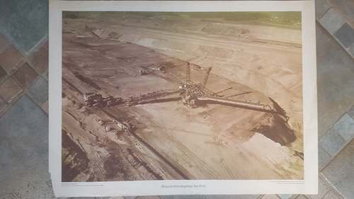 Westermann Wandbilder - Braunkohlentagebau bei Kln. Schulwandbild