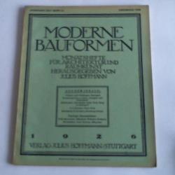 Moderne Bauformen. Jahrgang XXV, Heft 12
