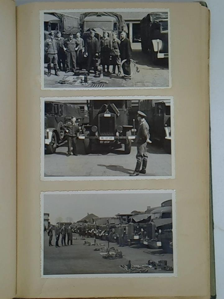 Fotoalbum einer Kraftfahrer-Abteilung