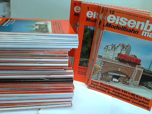 Eisenbahnmagazin Modellbau - Sammlung von 60 verschiedenen Heften aus 1979 bis 2001