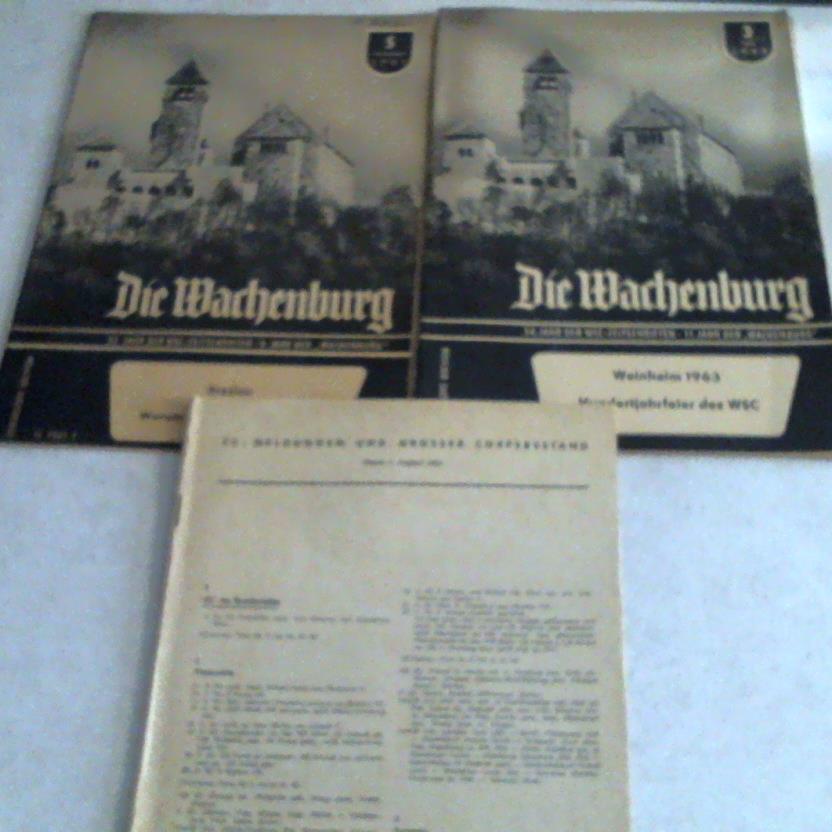 Wachenburg, Die - 3 Hefte
