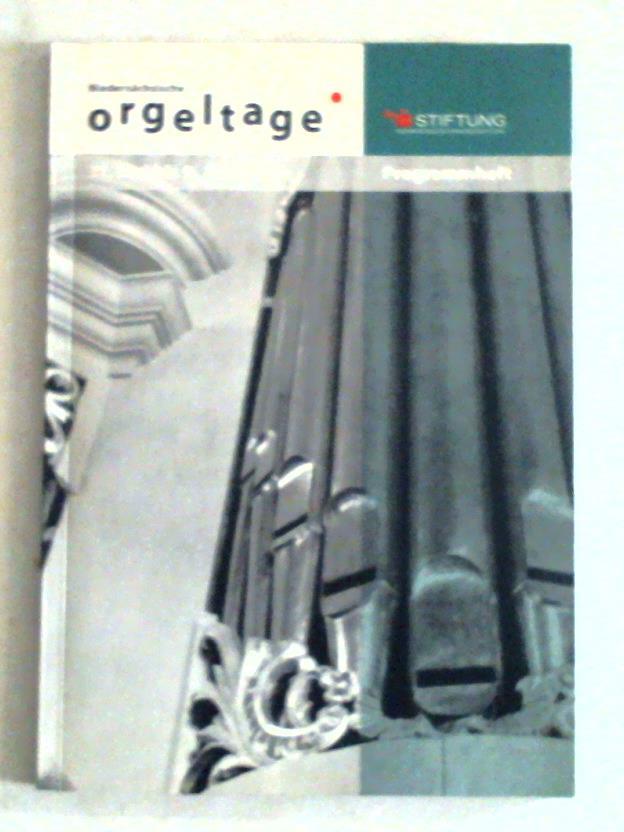 Niederschsische Orgeltage - Programm 31. Mai bis 9. Juni 2002