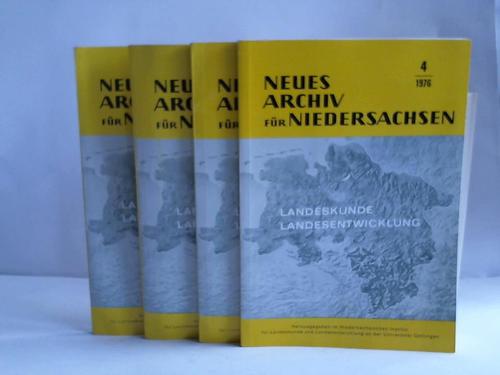 Streckhan, Dietrich (Hrsg.) - Neues Archiv fr Niedersachsen. Jahrgang 1976. 4 Hefte