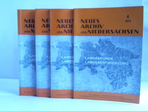 Tacke, Eberhard (Hrsg.) - Neues Archiv fr Niedersachsen. Jahrgang 1974. 4 Hefte