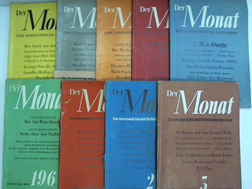 Lasky, Melvin J. (Hrsg.) - Der Monat. Eine internationale Zeitschrift fr Politik und geistiges Leben. 9 Bnde