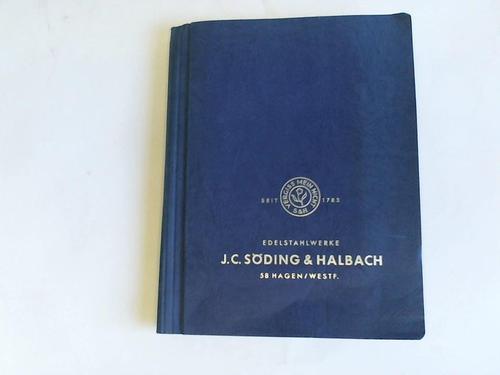 Edelstahlwerke J.C. Sding & Halbach (Hrsg.) - Sammlung von 8 Schriften in original Mappe