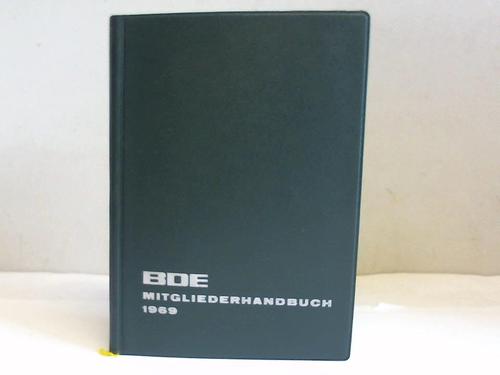 Bundesverband Deutescher Eisenbahnen (Hrsg.) - BDE Mitgliederhandbuch. Ausgabe 1969
