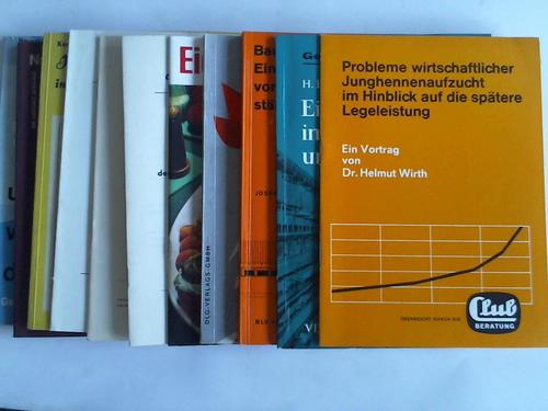 Buchholz, Erich/ Querner, Hartmut/ Kempfer, Otto/ Mller, G./ u.a. - Geflgelzucht: Sammlung von 11 Schriften