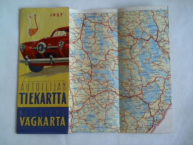 Reproduktion Av Kartor Och Ritningar (Hrsg.) - Maanmittaushallituksen Toimittama Autoilijan Tiekartta Bilistens Vgkarta 1957