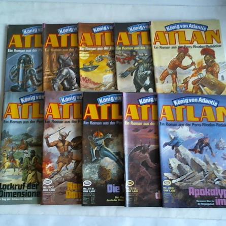 Atlan - Knig von Atlantis - Ein Roman aus der Perry-Rhodan-Redaktion. Sammlung von 10 Heften