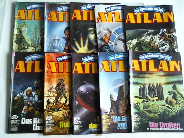 Atlan -  Die Abenteuer der SOL - Perry Rhodan Sonderreihe. Sammlung von 10 Heften