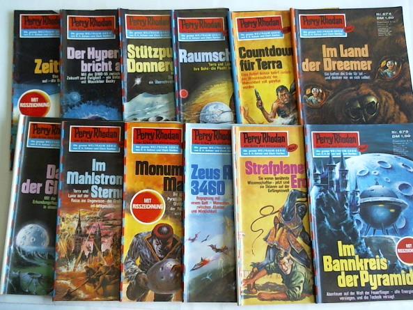 Perry Rhodan - der Erbe des Universums - Die grosse Weltraum-Serie von K. H. Scheer und Clark Darlton. Sammlung von 12 Heften