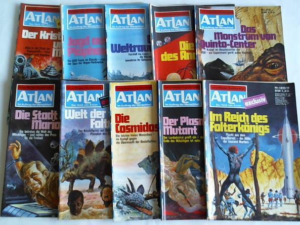 Atlan -  Im Auftrag der Menschheit - Perry Rhodan Sonderreihe. Sammlung von 10 Heften
