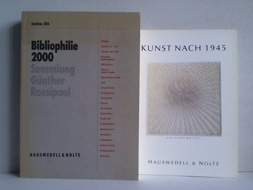 Hauswedell & Nolte, Hamburg (Hrsg.) - 2 Auktions-Kataloge